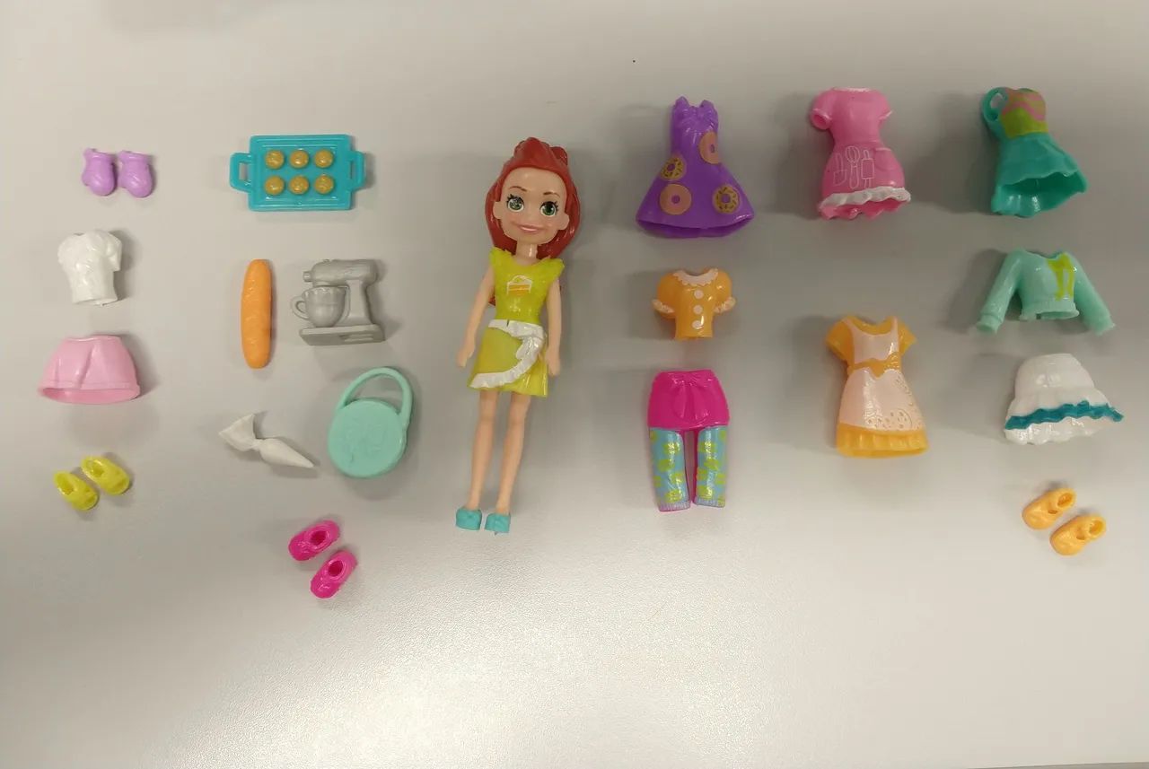Boneca Polly Pocket - Lila Bakery (Padaria)