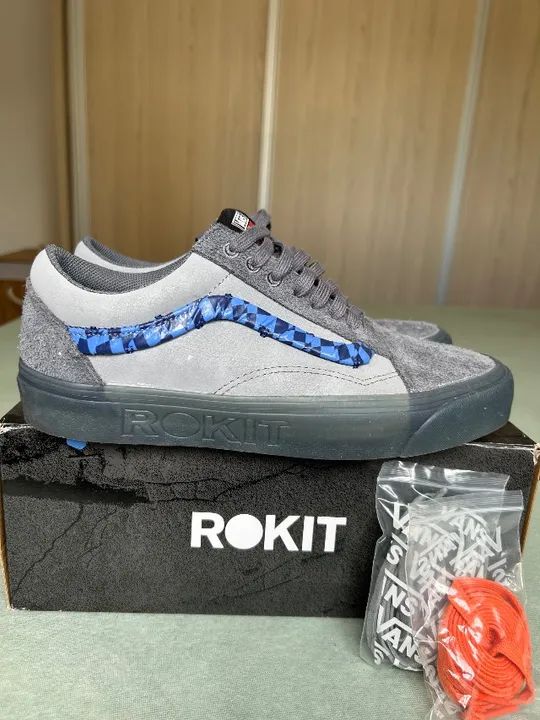 TÊNIS VANS OLD SKOOL 36 DX WS ROKIT TRANSLUCENT BLACK - Foto 2