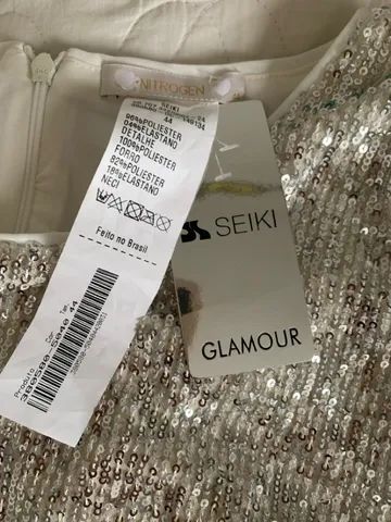Vestido paetê prata - Foto 4