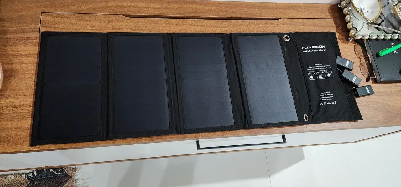 Carregador Solar 28W Floureon - Foto 4