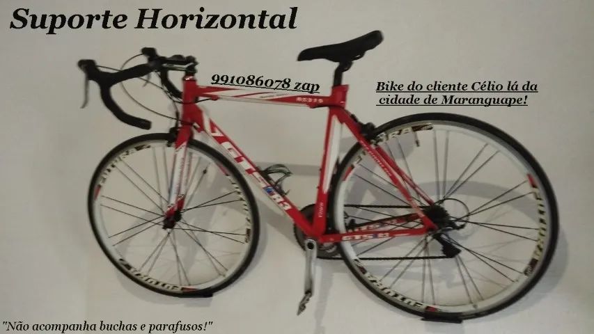 Kit Suporte Horizontal Para Bicicletas