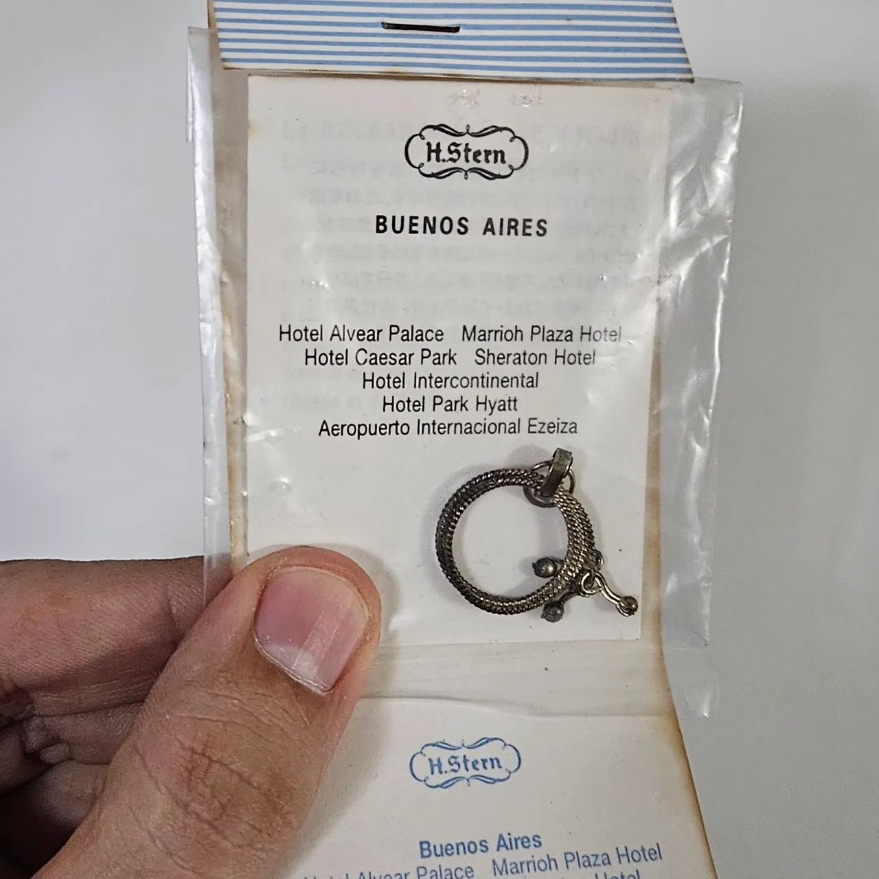 Pingente Comemorativo H.Stern Buenos Aires Original