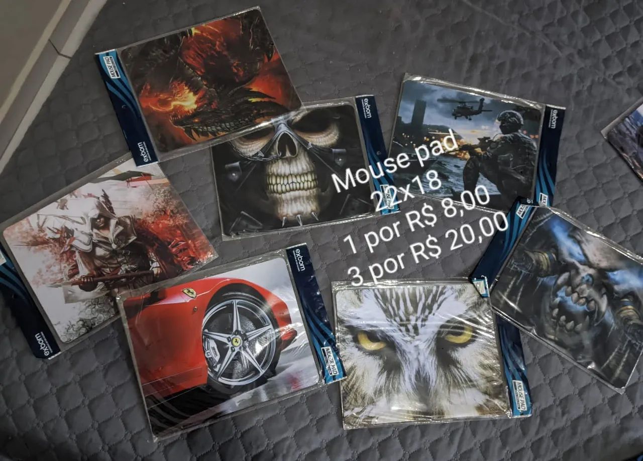 Mouse Pad Personalizado 22x18 - Diversos Modelos