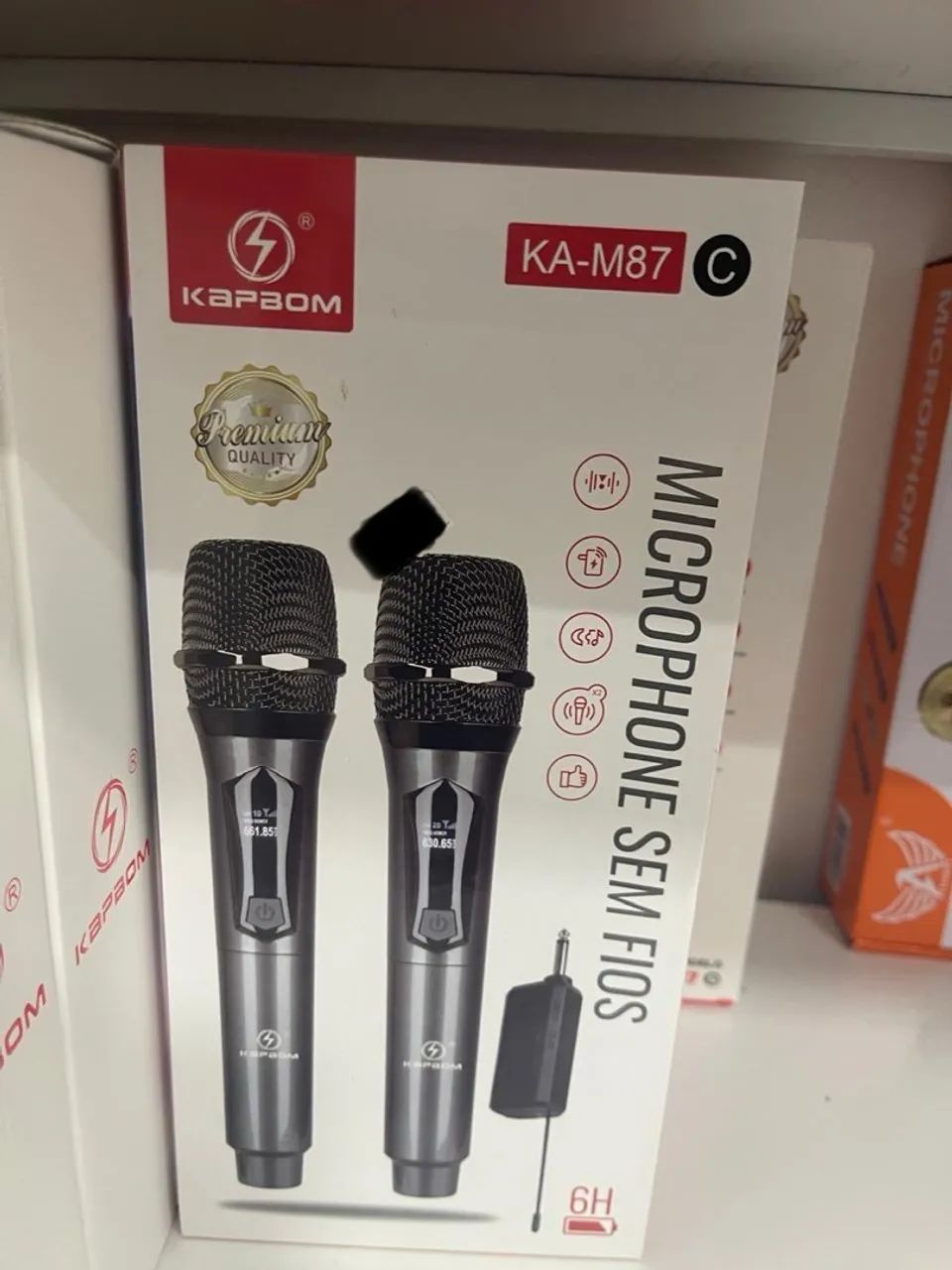 Microfone Sem Fio KAPBOM KA-M87 - Foto 2