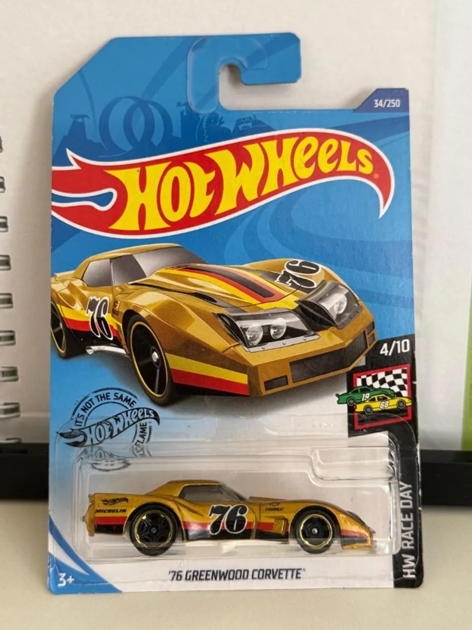 Hot Wheels - '76 Greenwood Corvette (Gold) 