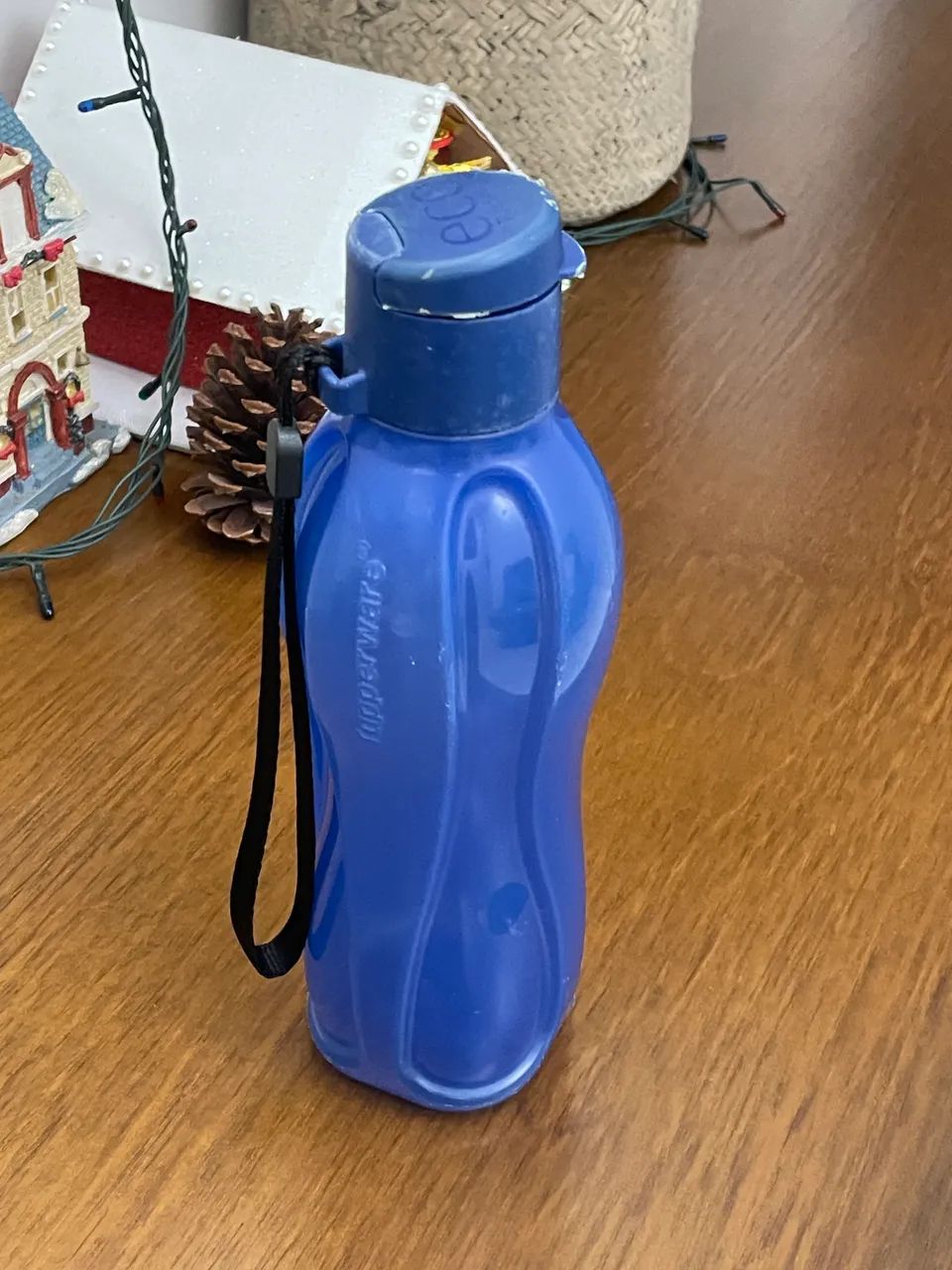 Garrafa Tupperware azul
