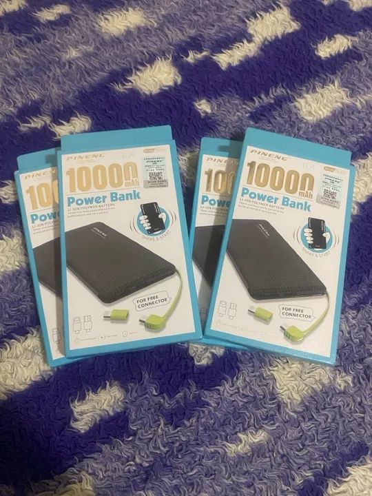 Power Bank 10000 mAh PINENG - NOVO! NUNCA USADO - Foto 2
