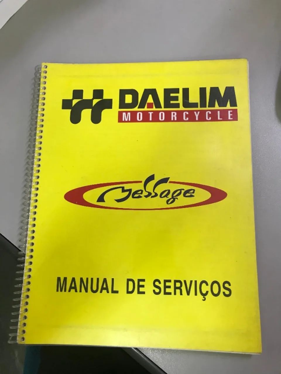 Manual DAELIM MOTORCYCLE - DAELIM MESSAGE original