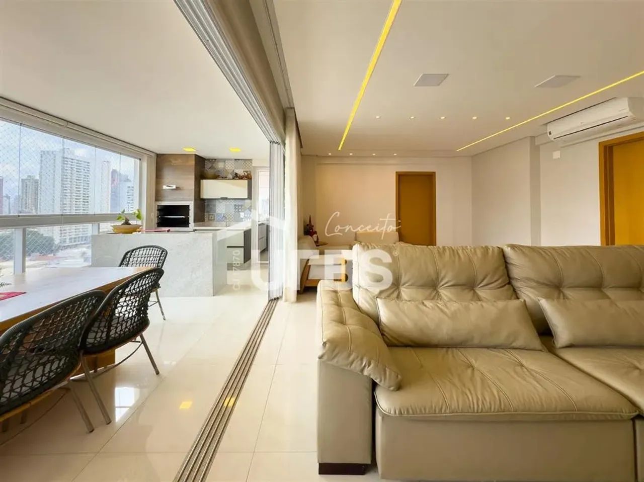 Apartamento com 191m² nascente com 3 suítes e office com vista para o Órion - Foto 2