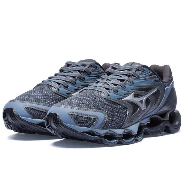 Tênis Mizuno Wave Prophecy 12S Novo Original na Caixa Preto Azul Promoção - Foto 2