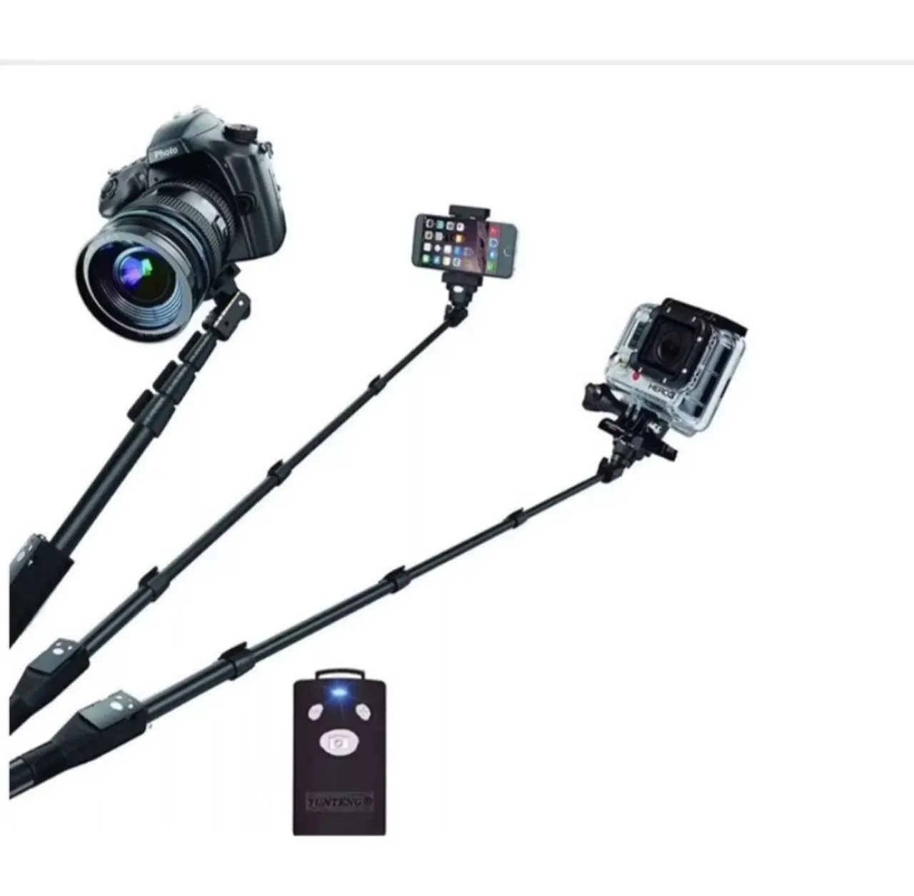Pau de selfie - controle remoto - Foto 2