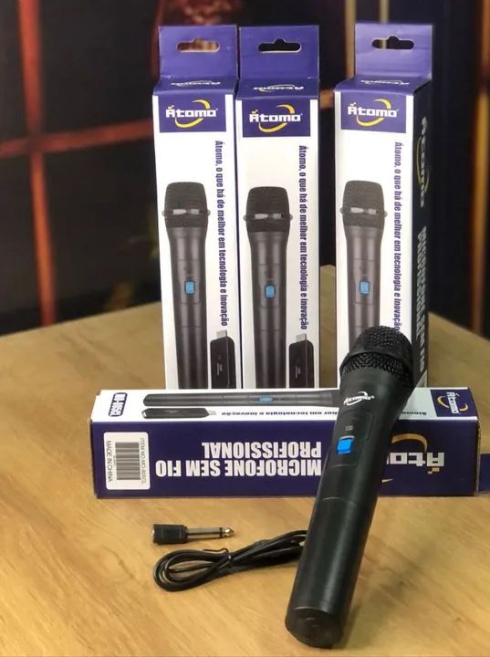Microfone Sem Fio Átomo