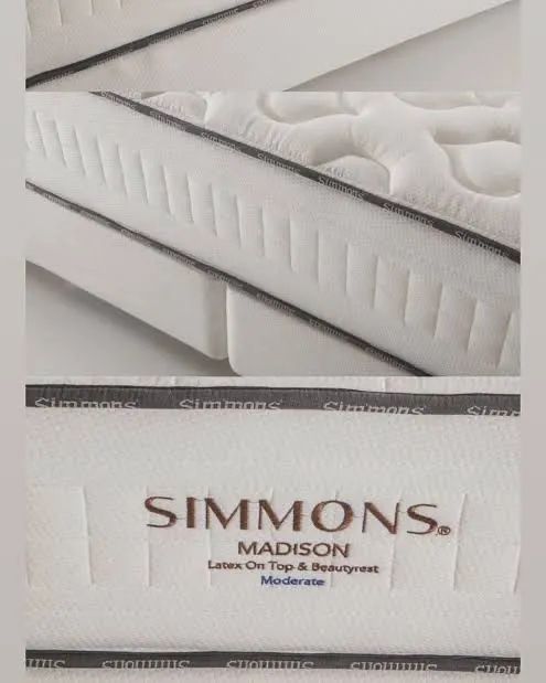 Colchão NOVO! LACRADO! Simmons Madison Moderate Queen