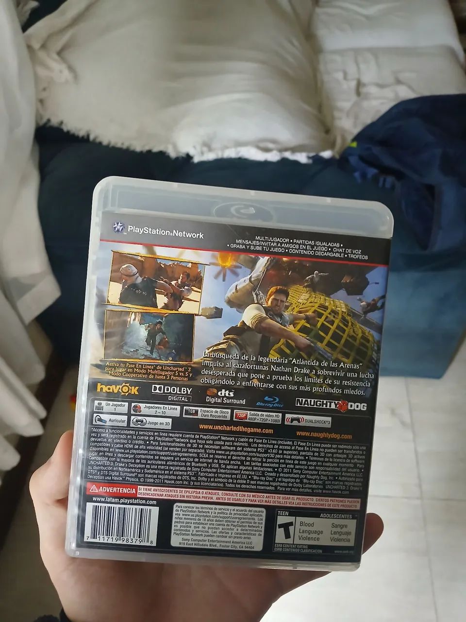 Jogo Uncharted 3 PS3 - Foto 2