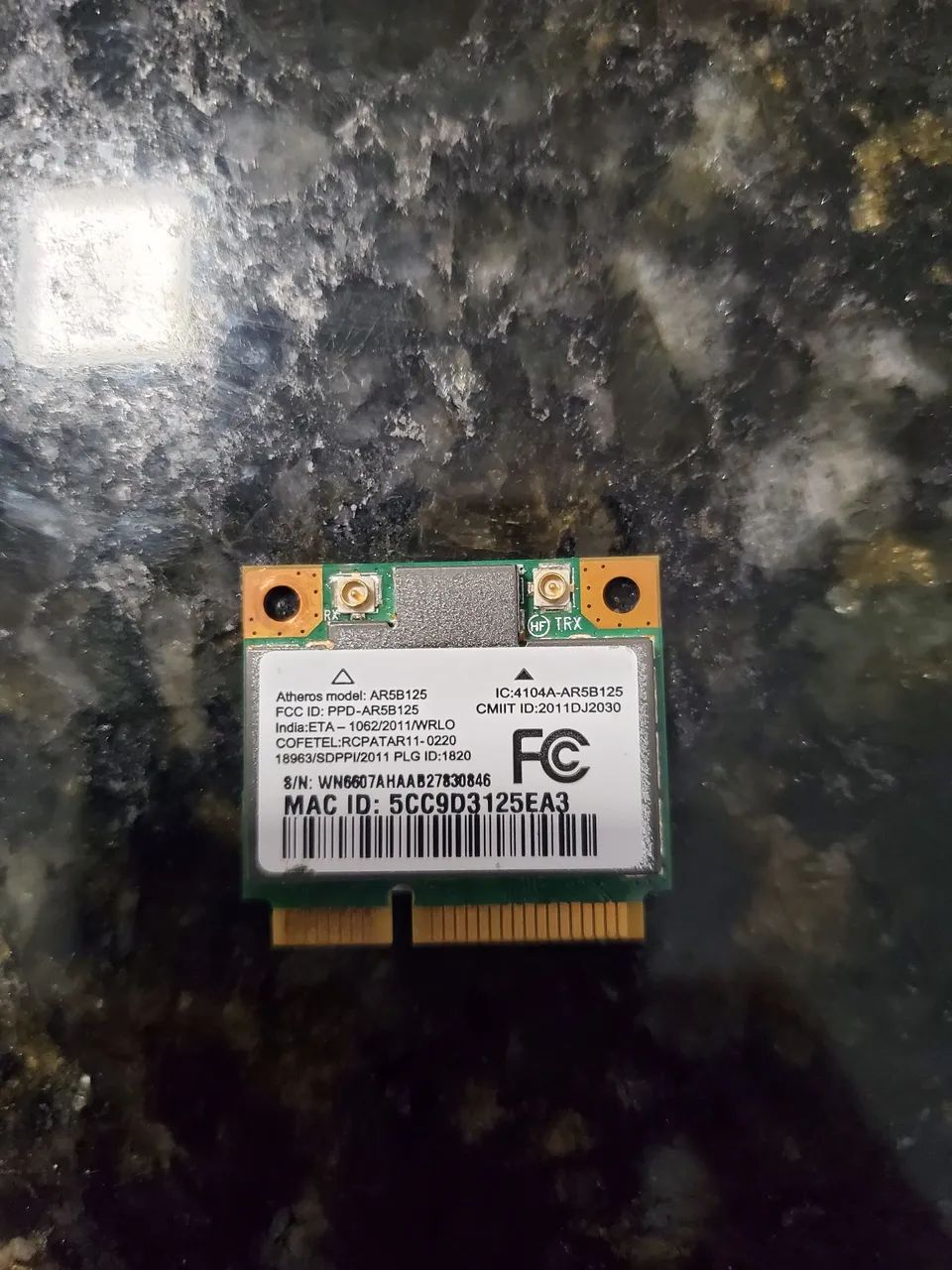 Placa de Rede Atheros AR5B125
