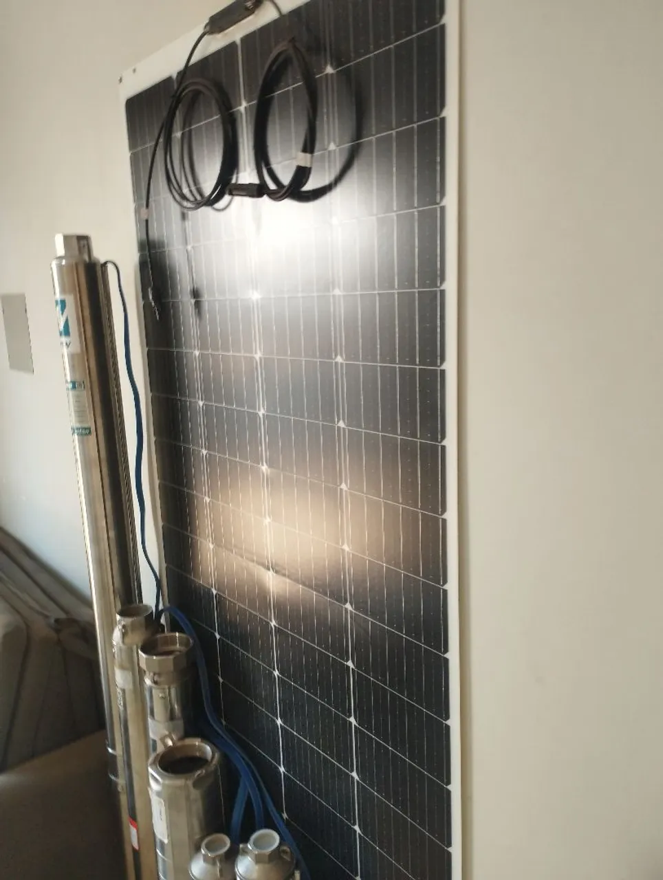 Kit Bomba D'água Submersa com Painel Solar