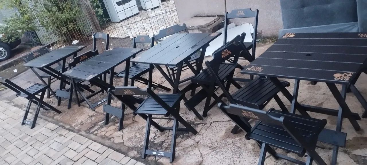 Folding tables for bar or restaurant 480 each set64385925378433122