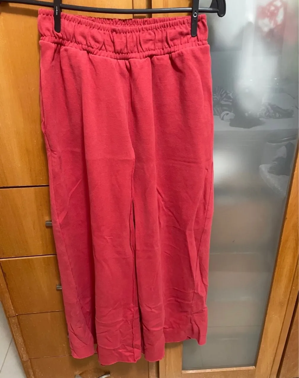 Calça de Moletom Vermelha Confortável
