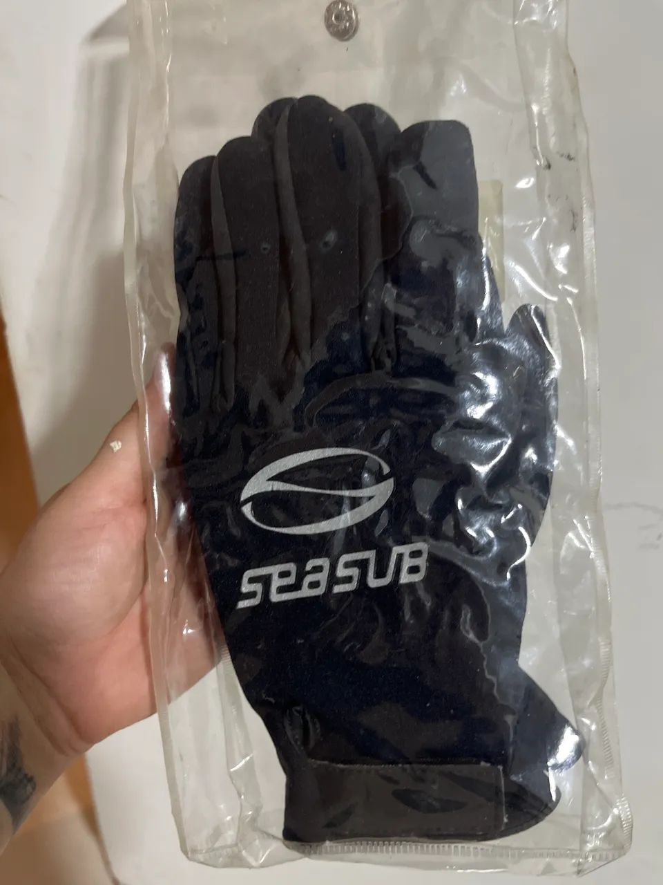 Luva Mergulho/Pesca Seasub Tamanho M - Nova, Nunca Usada