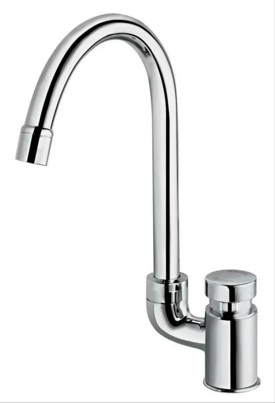 Torneira de Mesa para Lavatório Pressmatic Bica Alta - Chrome - Docol  