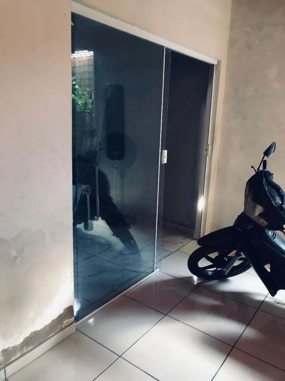 Porta de vidro temperado para sala