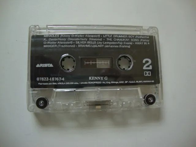 Fita K-7 Kenny G - Montage ano 1992 . - Foto 4