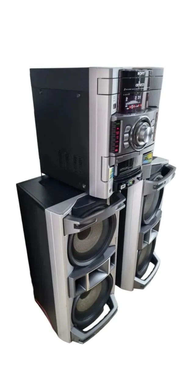 Mini System Sony Genezi MHC GTX 77 - Aparelhos de Som - Cidade Mãe