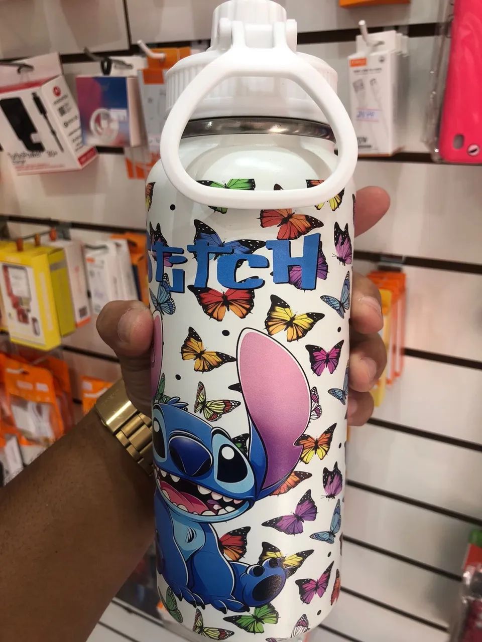 Garrafa Beer Pint 800ml Stitch Colors - Foto 3