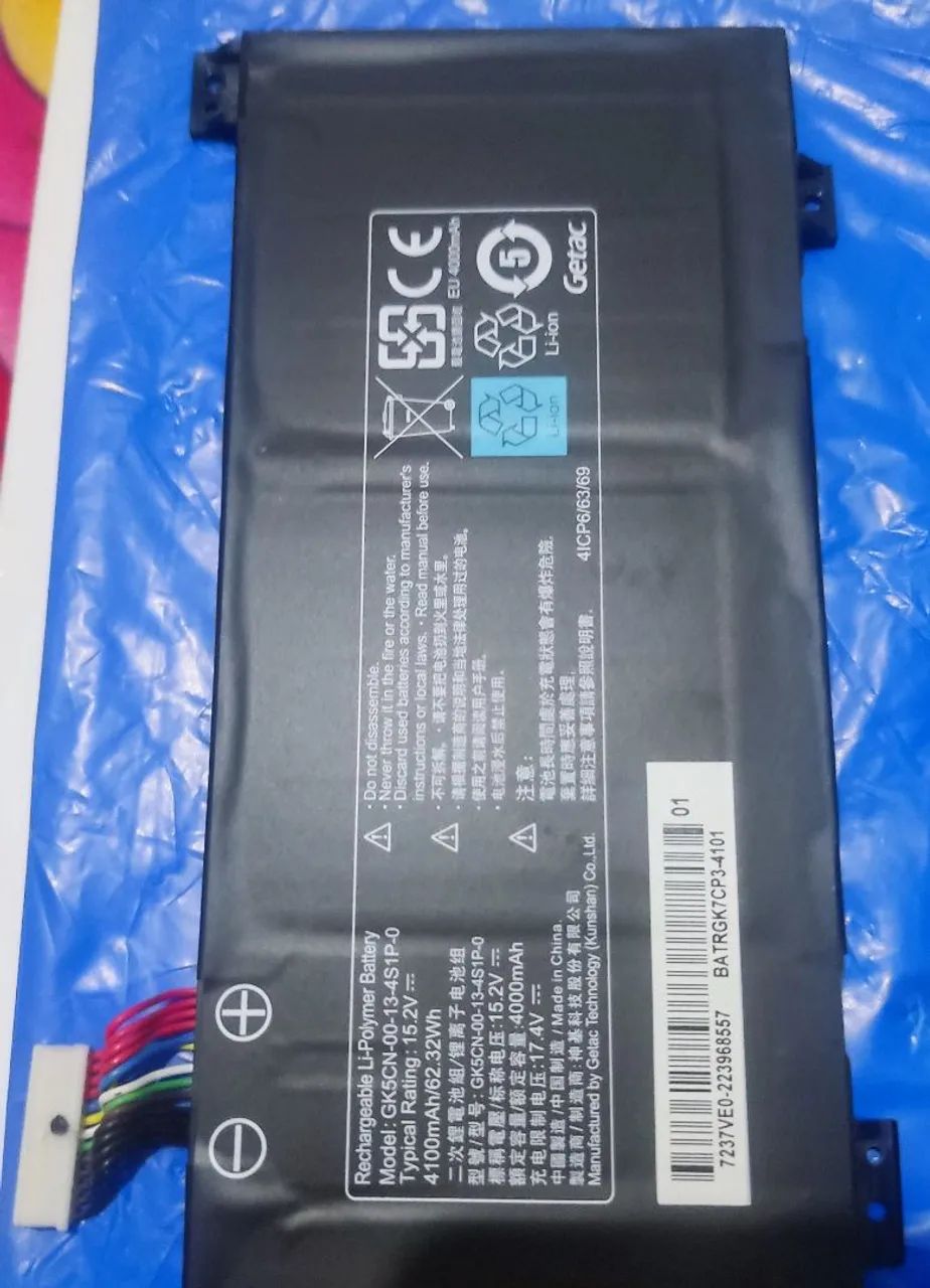 bateria model: gk5cn-00-13-4s1p-0 notebook avell storm two - Foto 2