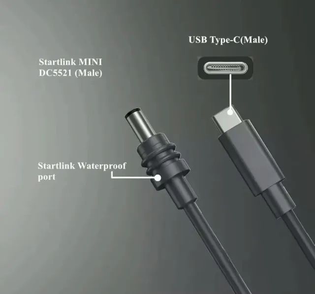 Starlink Mini - Cabo USB-C - Foto 2