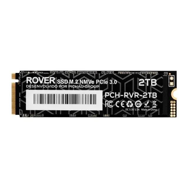 (NOVO) SSD Pichau Rover, 2TB, M.2 2280, PCIe NVMe, Leitura 2100MB/s, Gravacao 1500MB/s