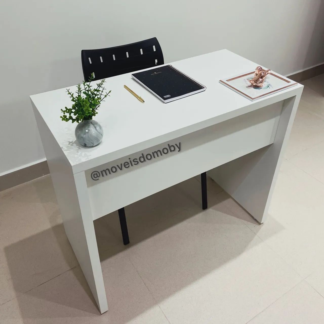 Mesa escrivaninha com gaveta mdf reforçado 30mm NOVA  - Foto 4