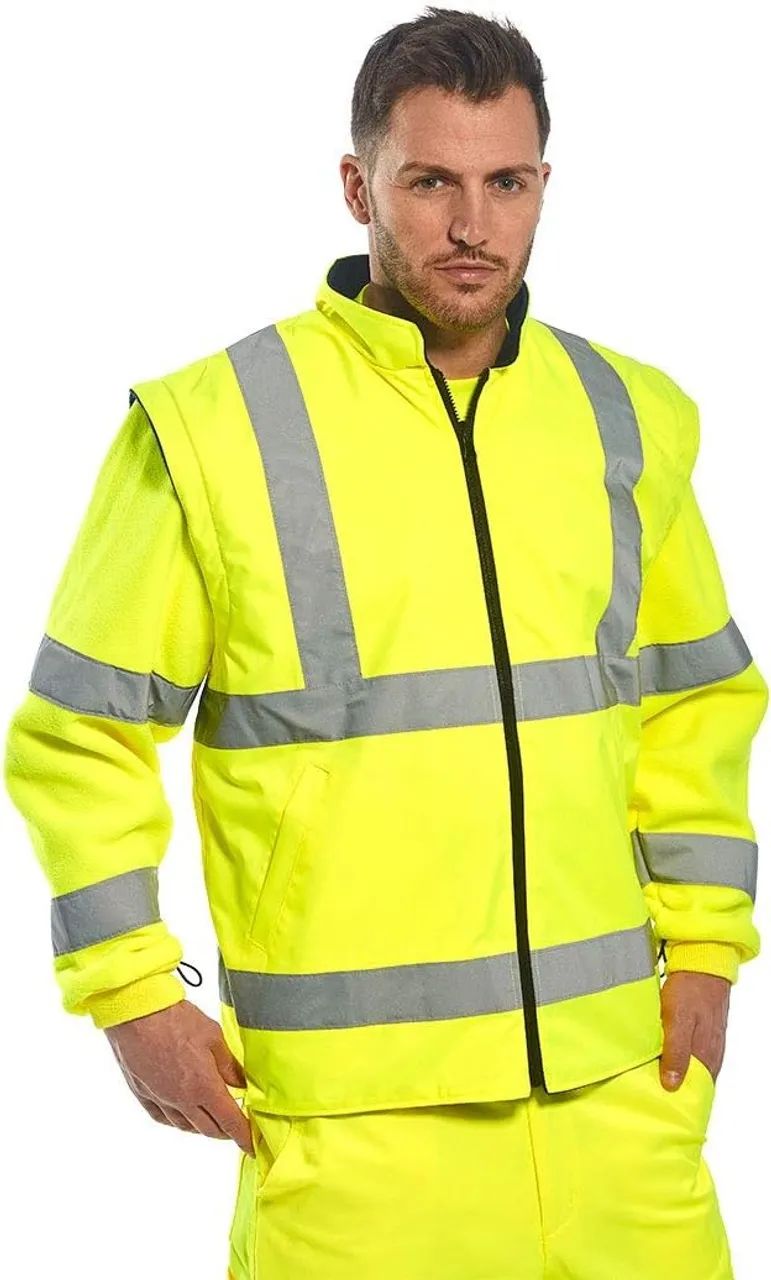 Jaqueta Portwest Alta Visibilidade 5 em 1 Impermeável - Foto 5