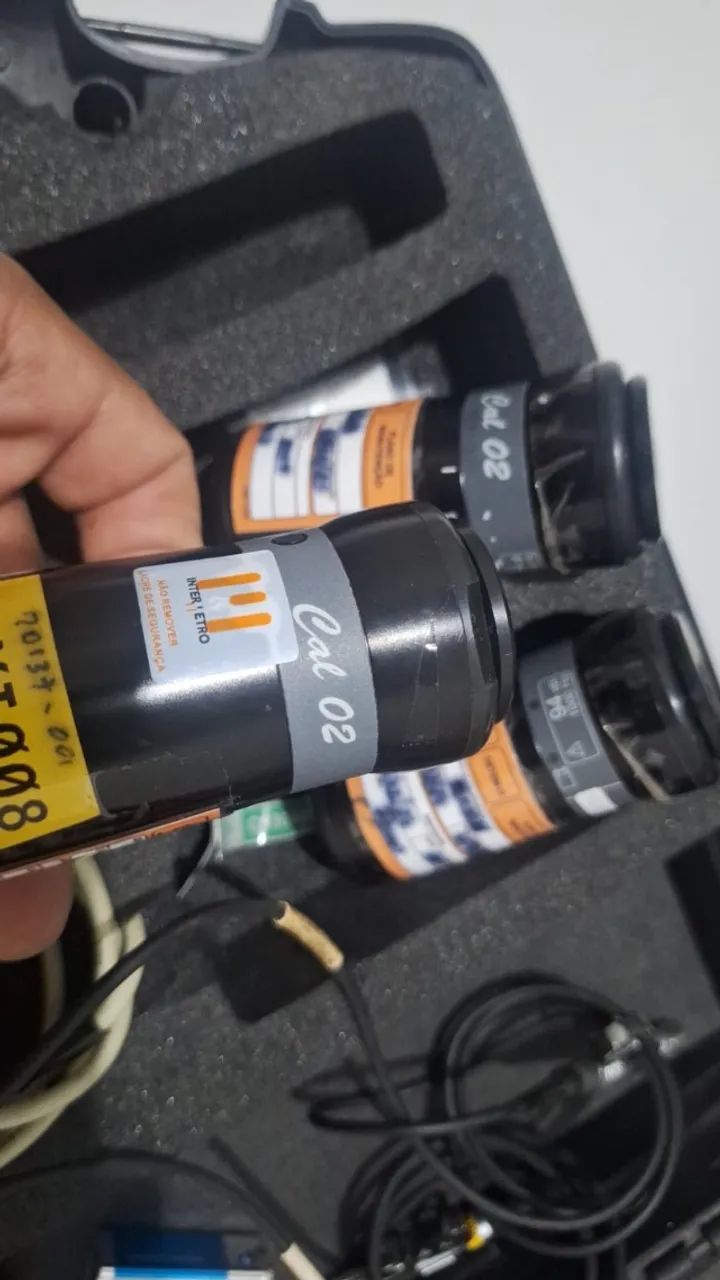 08 DOSIMETROS 01dB WED007 ,03 CALIBRADORES COMPLETOS MARCA 01DB 2 MALETAS - Foto 3