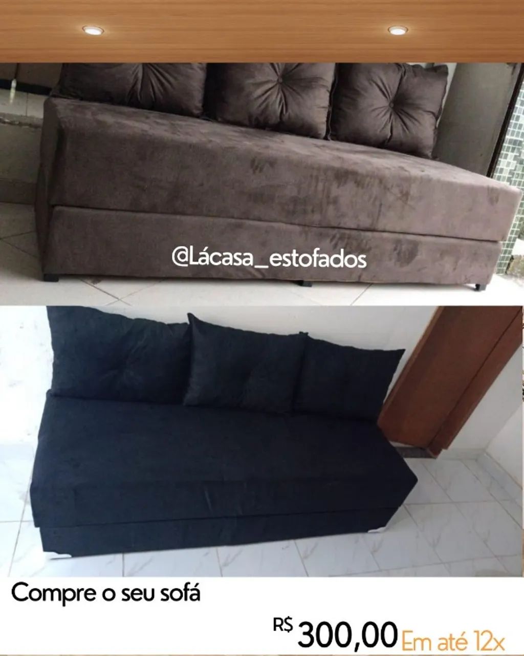 Sofá Cama D28-3cm - Novo lacrado.