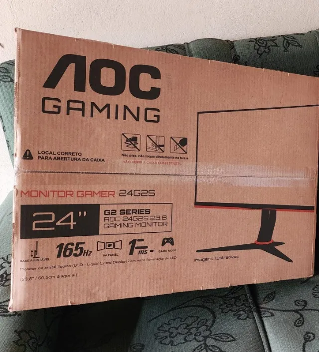 Monitor Gamer LACRADO - AOC 165Hz 1080p 24G2S/BK