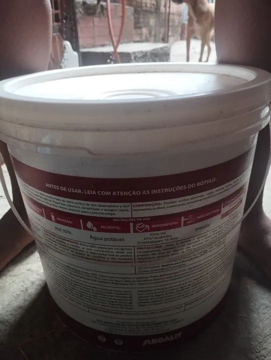 Tinta Acrílica Econômica Argalit 15 Litros - Foto 2