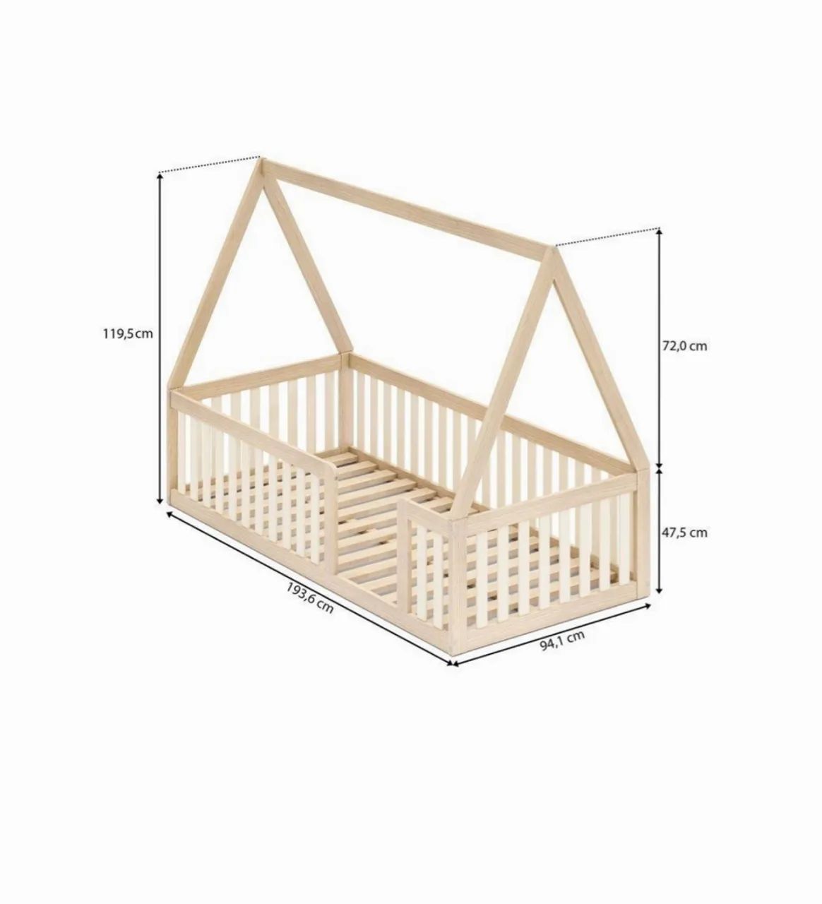Cama Casinha Montessoriana Solteiro  - Foto 5