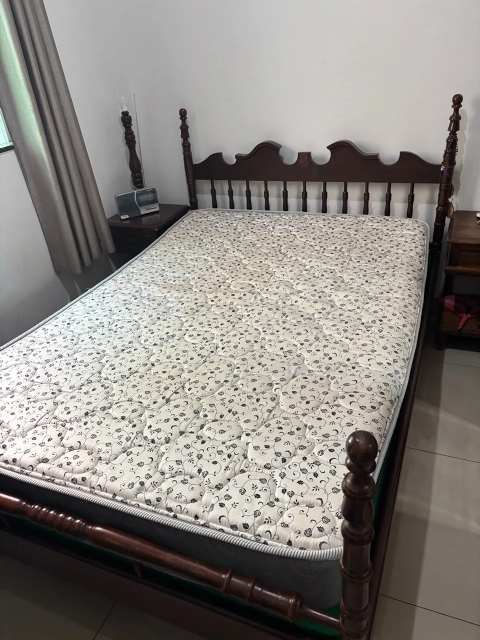 Cama com colchão