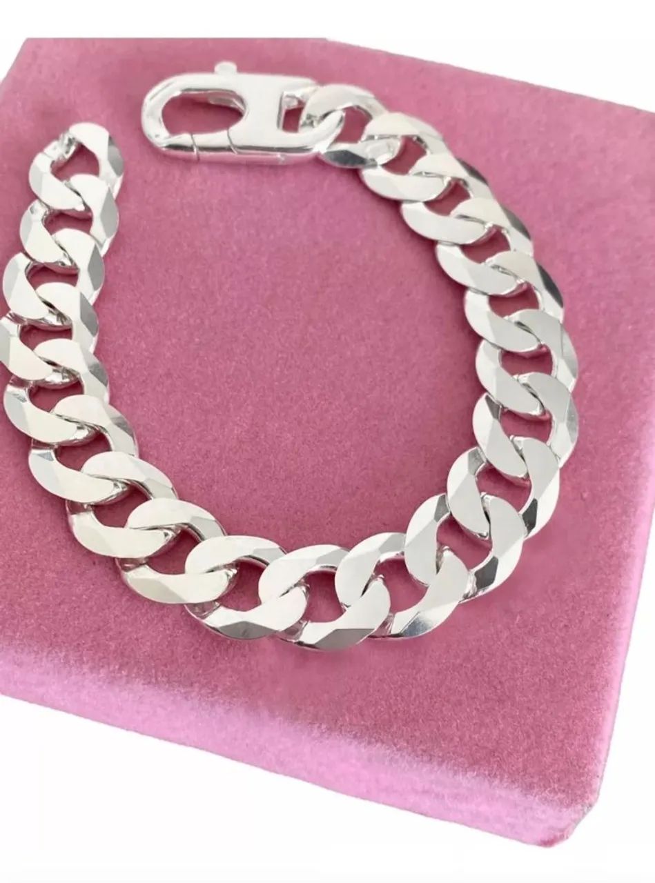 Pulseira Grossa Grumet 14 mm 21cm
