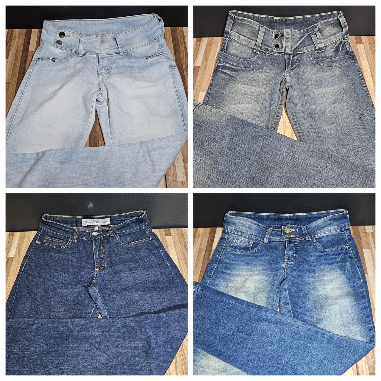 Jeans Feminino Stretch 38 Vários Modelos  - Foto 3