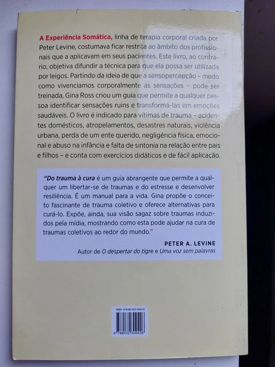 Livro do trauma a cura de Gina Ross64728253642115121