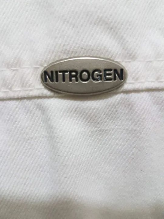 Jaqueta Jeans Branca Nitrogen - Foto 5