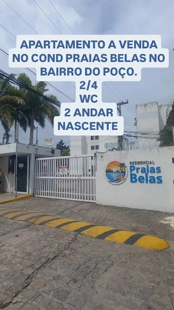 Apartamento a venda no Poço Cond.Resid.Praias Belas com 2/4