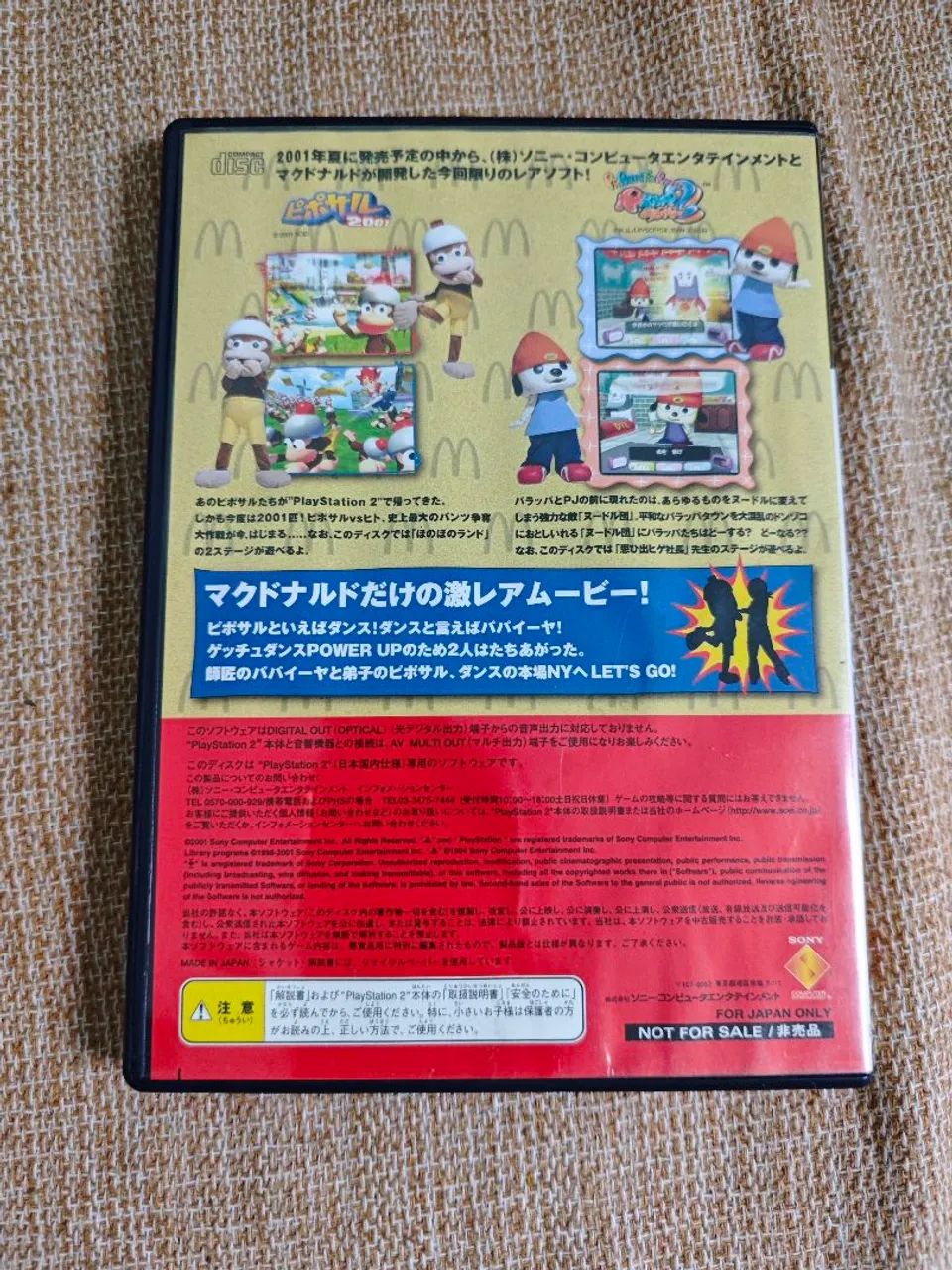 Jogo PS2 - Mc Donald's Original Happy - Disc - Foto 2