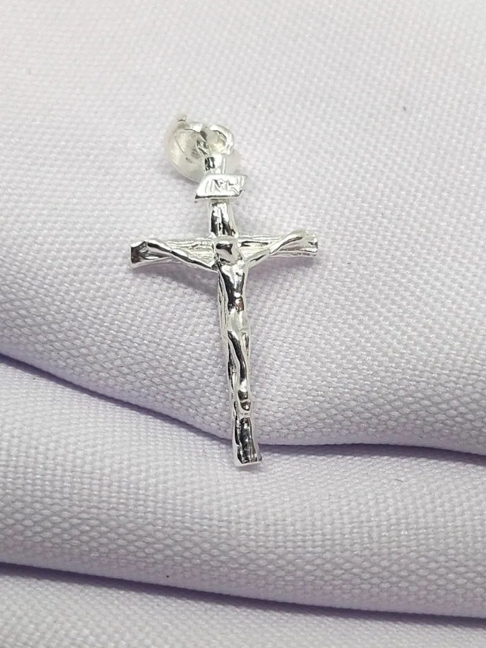 Pingente Crucifixo Jesus - Prata 925