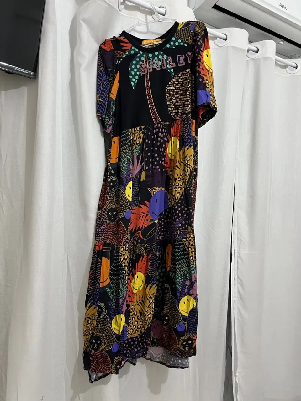 Vestido Farm Estampado Smiley - P