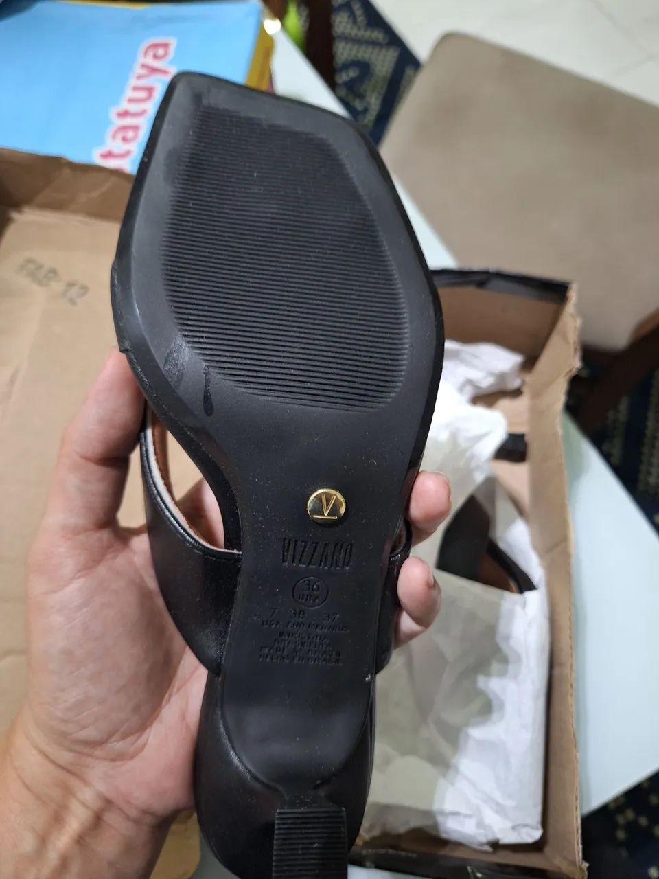 Sandália 36 preta - Foto 2