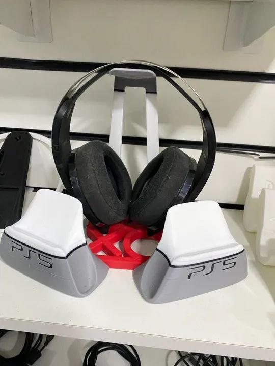 Suporte de controle e videogames, ps4 e ps5 - Foto 3
