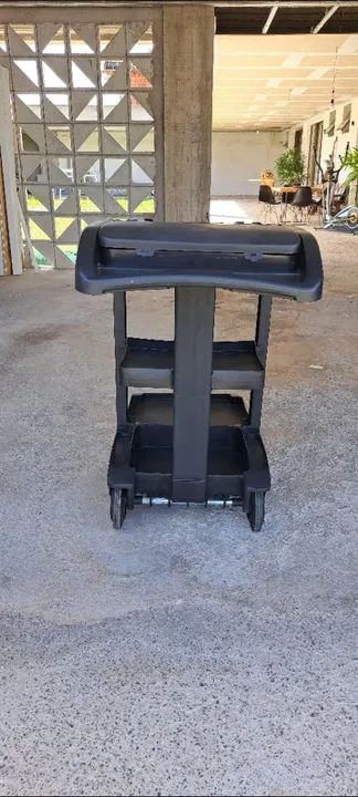 Carrinho auxiliar de limpeza  - Foto 4